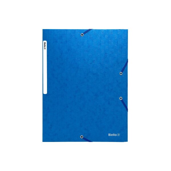 BIELLA Gummibandmappe A4 17840005U blau, 590gm2 220 Bl.