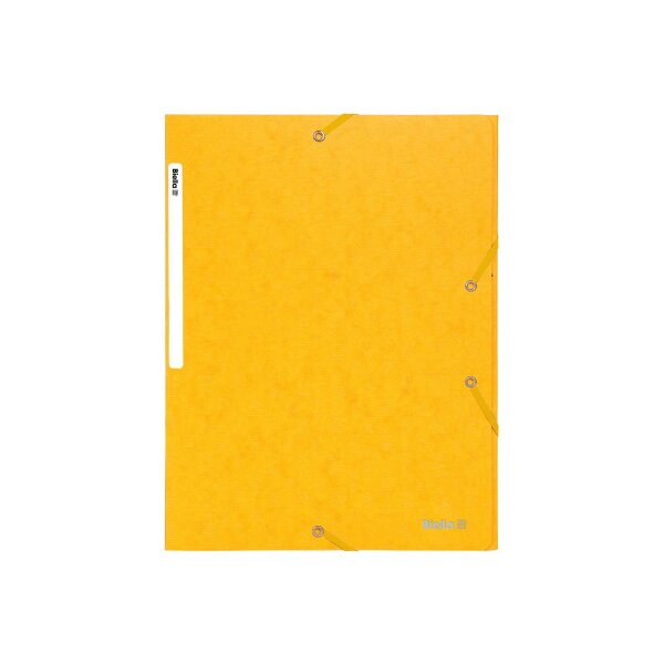 BIELLA Gummibandmappe A4 17840020U gelb, 590gm2 220 Bl.