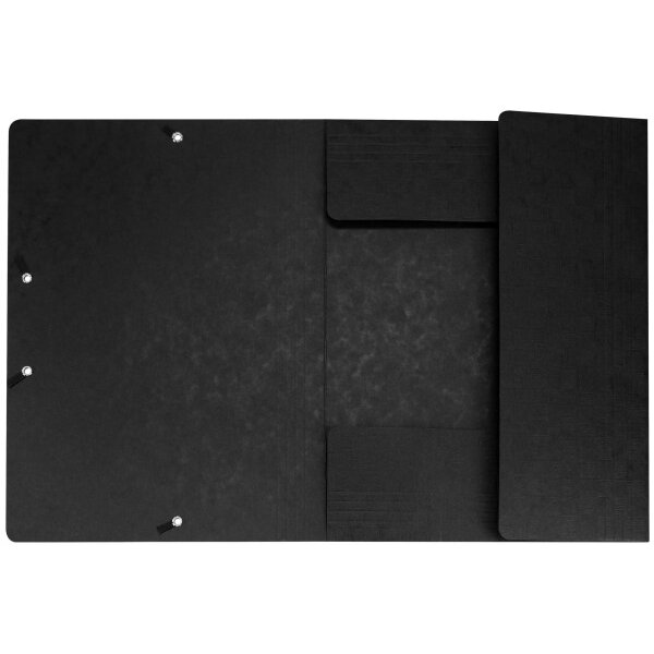 BIELLA Gummibandmappe A4 17840002U schwarz, 590gm2 220 Bl.