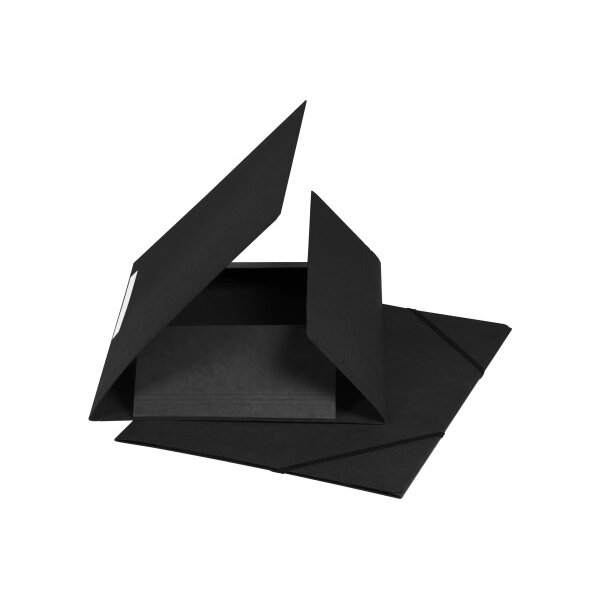 BIELLA Gummibandmappe A4 17840002U schwarz, 590gm2 220 Bl.