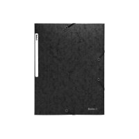 BIELLA Gummibandmappe A4 17840002U schwarz, 590gm2 220 Bl.