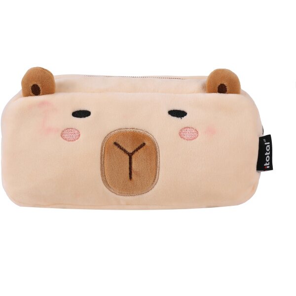 I-TOTAL Etui Pl&uuml;sch XL2868A Capybara 20x8x8cm