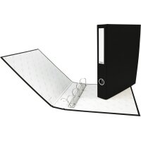 BIELLA Zeigebuch Dinor-Quatro 4cm 12644402U schwarz, 4-Ring A4
