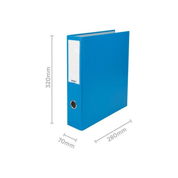 BIELLA Classeur ann. Dinor-Quatro 7cm 12644705U 4 anneaux bleu A4+