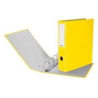 BIELLA Zeigebuch Dinor-Quatro 7cm 12644720U gelb, 4-Ring A4