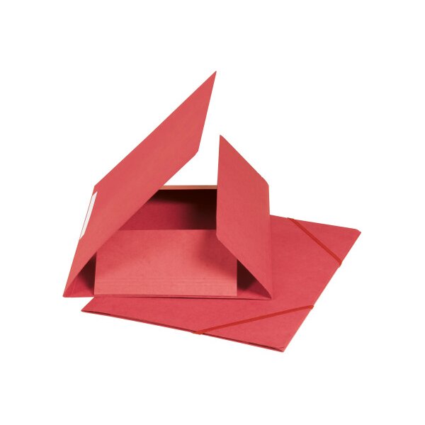 BIELLA Gummibandmappe A4 17840045U rot, 590gm2 220 Bl.