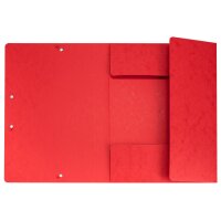 BIELLA Gummibandmappe A4 17840045U rot, 590gm2 220 Bl.