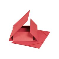 BIELLA Gummibandmappe A4 17840045U rot, 590gm2 220 Bl.
