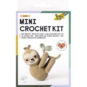 folia Mini-Häkelset "SLOTH", Faultier-Motiv