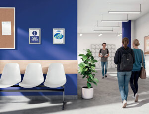 FRANKEN Plakatrahmen X-tra!Line, DIN A4, silber