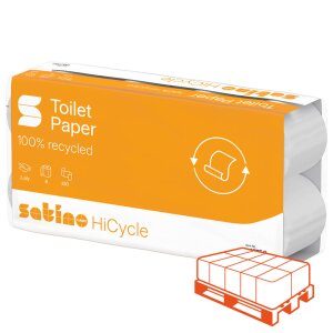 SATINO HiCycle papier toilette, blanc, 2 couches, 250...