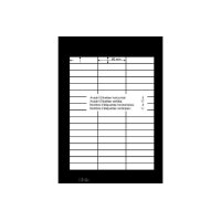 BIELLA Hängemappen-Etiketten 60x14mm 27393200U weiss...