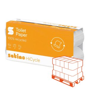 SATINO HiCycle papier toilette, extra blanc, 2 couches,...