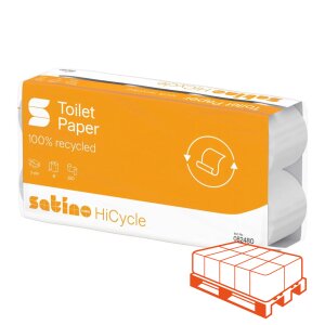 SATINO HiCycle papier toilette, extra blanc, 2 couches,...