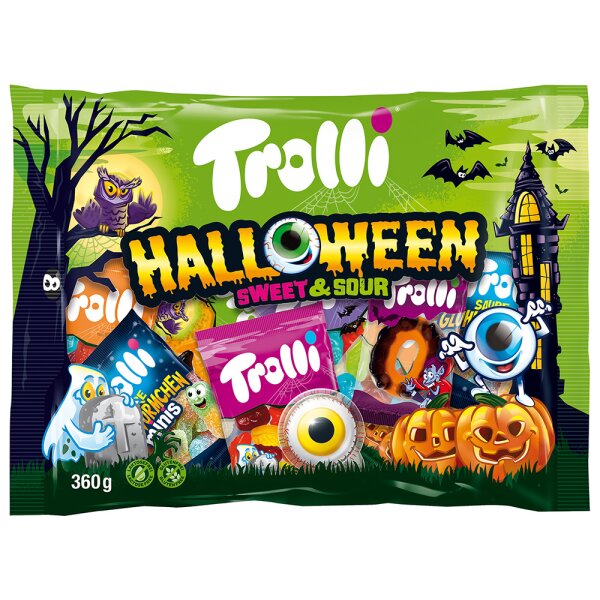 TROLLI Halloween Seet &amp; Sour 360g, 19 Minibeutel