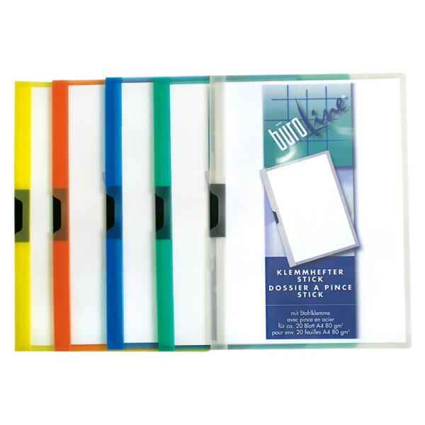 BÜROLINE Klemmhefter A4 667291 transparent