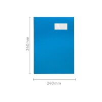 BIELLA Unterschriftenmappe A4 34142005U blau 20-teilig
