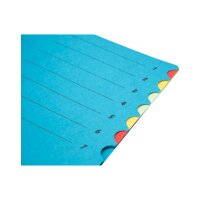 BIELLA Fächermappe A4 32840705U blau 7-teilig