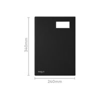 BIELLA Signataire A4 34342002U noir 20 compart.