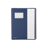 BIELLA Pultmappe Pronto A4 32041207U dunkelblau 12-teilig