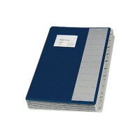 BIELLA Pultmappe Pronto A4 32041207U dunkelblau 12-teilig