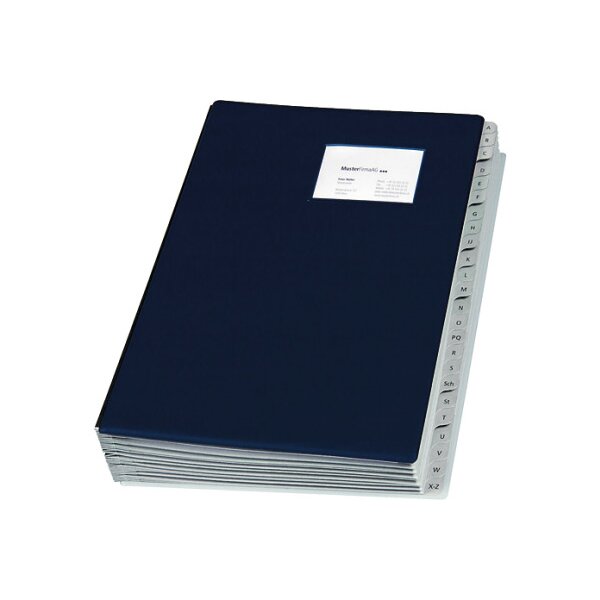 BIELLA Pultmappe Pronto A4 32042407U dunkelblau A-Z