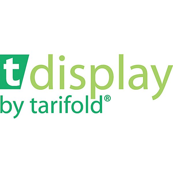 TARIFOLD T-Display Wandelement A4 464109 grau inkl. 10 Taschen
