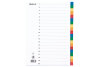 BIELLA Register PP farbig A4 46342000U 20-teilig, blanko