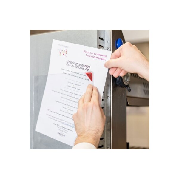 TARIFOLD Poche Easy Click A4 194770 blanc 5 pièces