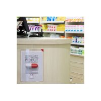 TARIFOLD Poche Easy Click A4 194770 blanc 5 pièces