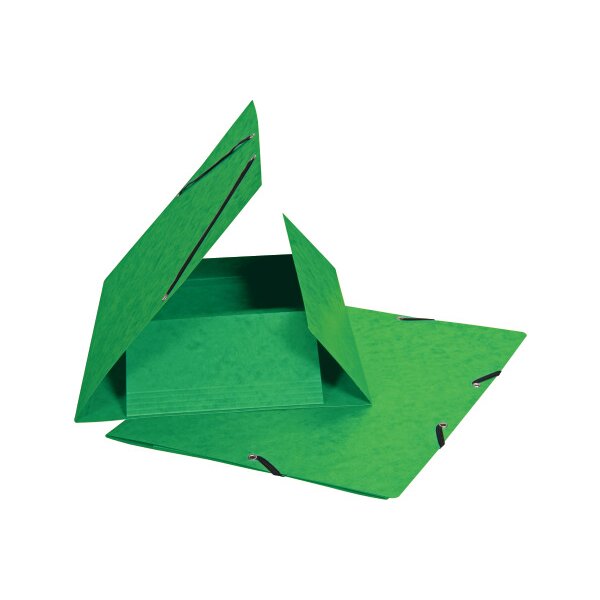 BIELLA Gummibandmappe A4 17840130U grün, 355gm2 200 Bl.