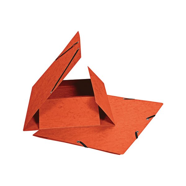 BIELLA Gummibandmappe A4 17840135U orange, 355gm2 200 Bl.