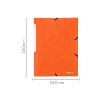 BIELLA Gummibandmappe A4 17840135U orange, 355gm2 200 Bl.