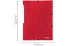 BIELLA Dossier ferm. Élastique A4 17840145U rouge, 355gm2 200 flls.