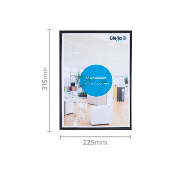 BIELLA Präsentationsmappe Pearl#1 18640102U schwarz