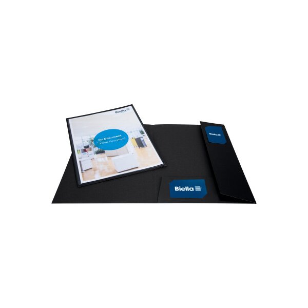 BIELLA Präsentationsmappe Pearl#1 18640102U schwarz