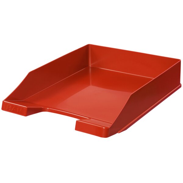 HAN Corbeille &agrave; courrier KLASSIK, A4, polystyr&egrave;ne, rouge