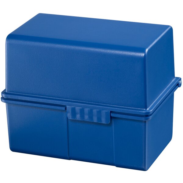 HAN Boîte à fiches, A7 paysage, plastique, bleu translucide