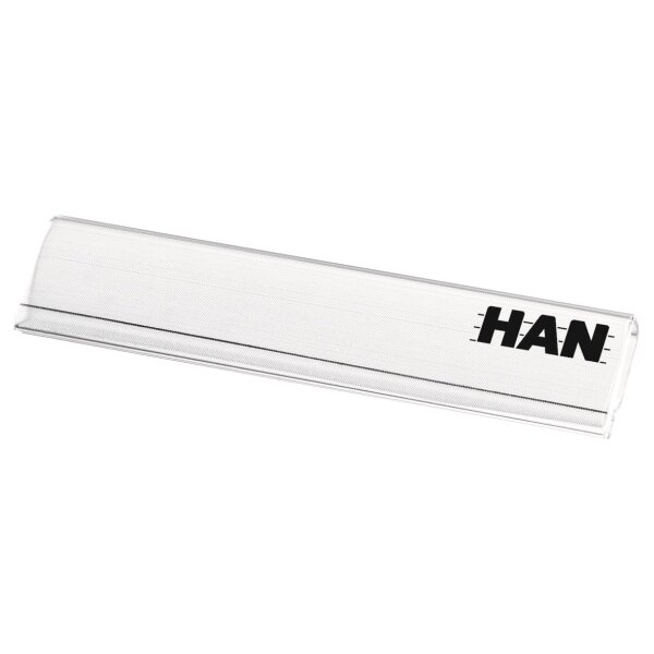 HAN Beschriftungs-Clip 60x13mm 2.30 transparent universal 10 Stück