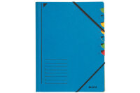 LEITZ Dossier de collection A4 39070035 bleu 7 compart.