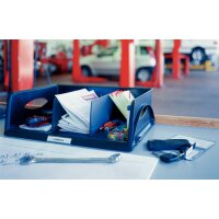 LEITZ Ablagekorb Sorty, DIN A4 C4 quer, blau