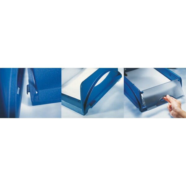 LEITZ Ablagekorb Sorty, DIN A4 C4, blau
