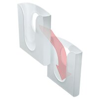 LEITZ porte brochures, en polystyrène, A4,...