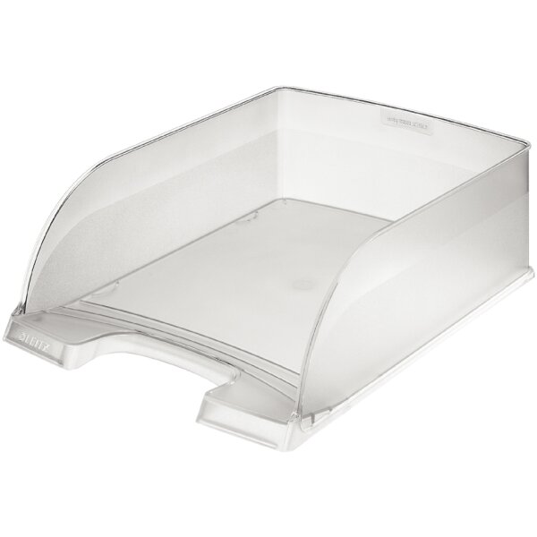 LEITZ Corbeille &agrave; courrier Plus Jumbo, A4, polystyr&egrave;ne, bleu