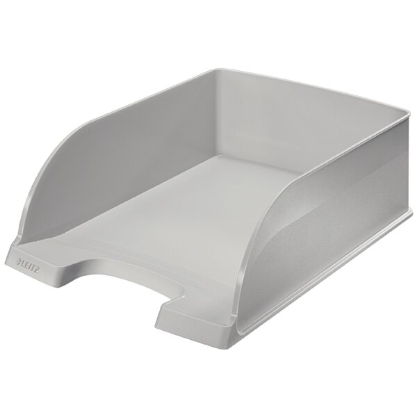 LEITZ Corbeille &agrave; courrier Plus Jumbo, A4, polystyr&egrave;ne, bleu
