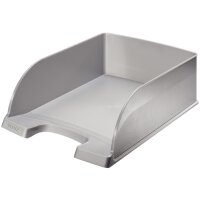 LEITZ Corbeille à courrier Plus Jumbo, A4, polystyrène, bleu