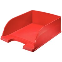 LEITZ Corbeille à courrier Plus Jumbo, A4, polystyrène, gris