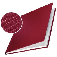 LEITZ Buchbindemappe impressBind, A4, 3,5 mm, bordeaux, Hard