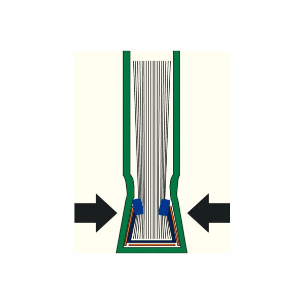 LEITZ Buchbindemappe 14mm A4 73930095 schwarz 10 Stück