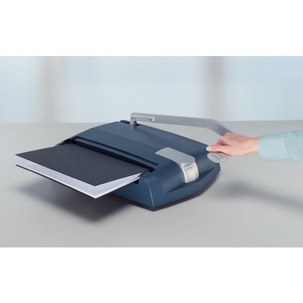 LEITZ Ent-Binder für impressBIND 140 74480000 silber/blau 50x7x340mm
